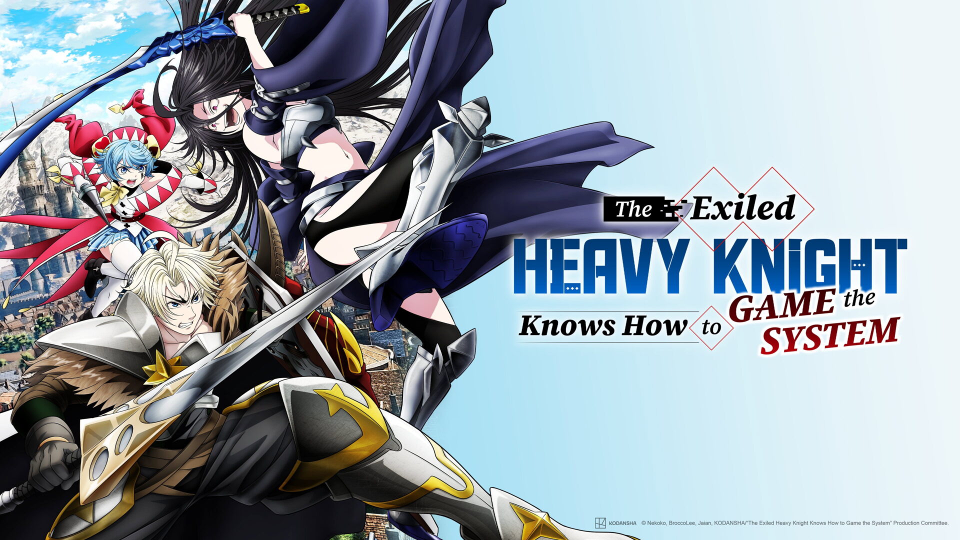 The Exiled Heavy Knight Knows How to Game the System Season 1 [Hindi-English-Japanese-Tamil-Telugu] Multi Audio WEB-DL 1080p Episodes Download