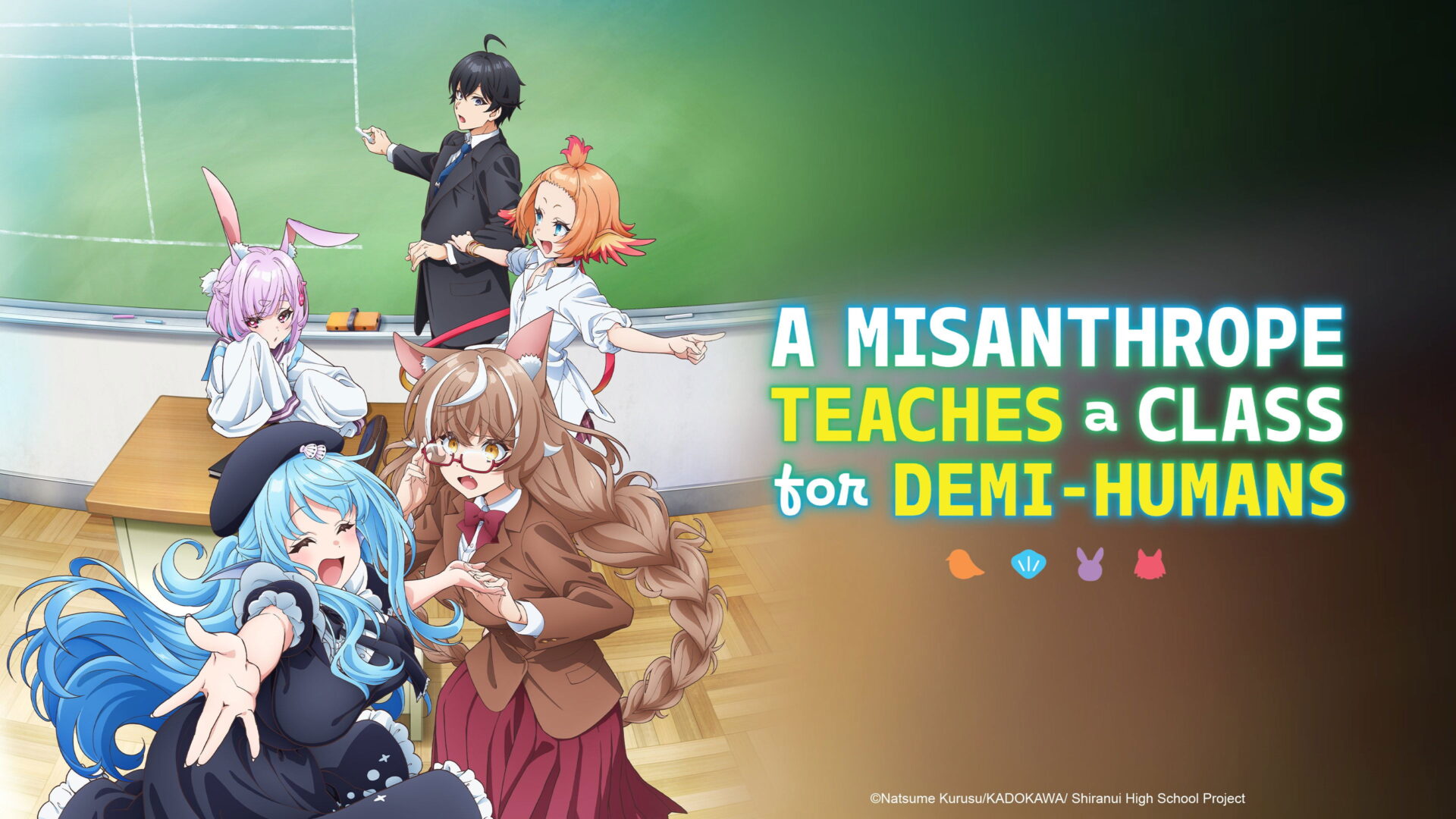 A Misanthrope Teaches a Class for Demi-Humans Season 1 [Hindi-English-Japanese-Tamil-Telugu] Multi Audio WEB-DL 1080p Episodes Download